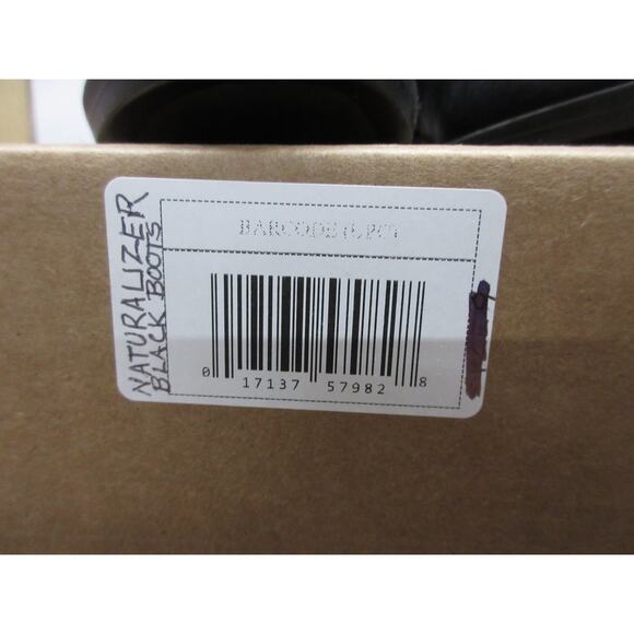 USED Naturalizer Women's Rena Knee High Riding Boot , Black Leather, Size 9 W - Picture 6 of 6